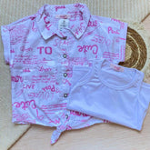 Camisa Estampado Niña Color Surtido  Rosa